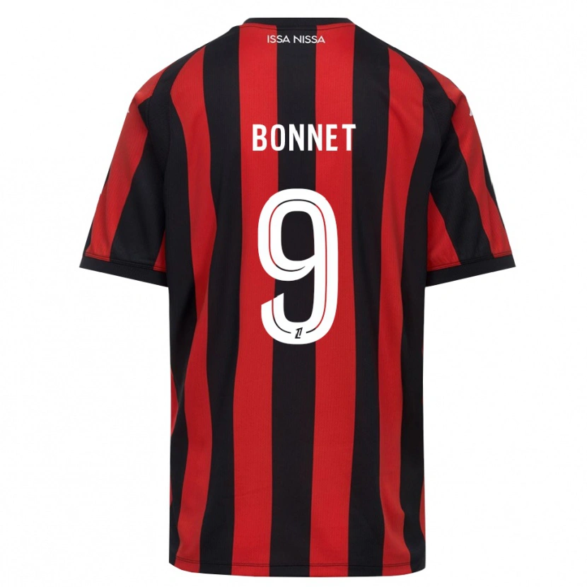 Danxen Kvinder Thomas Bonnet #9 Rød Sort Hvid Hjemmebane Spillertrøjer 2026/27 Trøje T-Shirt