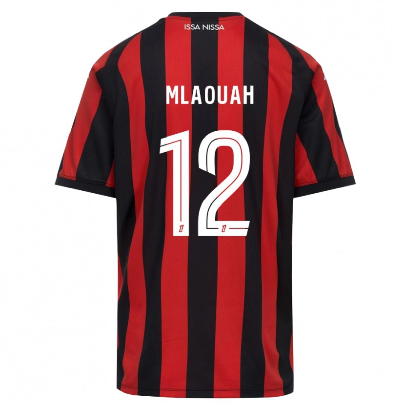 Danxen Kvinder Sofiane Mlaouah #12 Rød Sort Hvid Hjemmebane Spillertrøjer 2026/27 Trøje T-Shirt