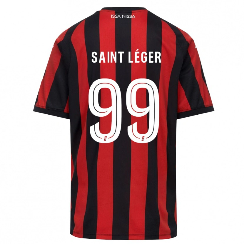 Danxen Kvinder Maureen Saint Léger #99 Rød Sort Hvid Hjemmebane Spillertrøjer 2026/27 Trøje T-Shirt