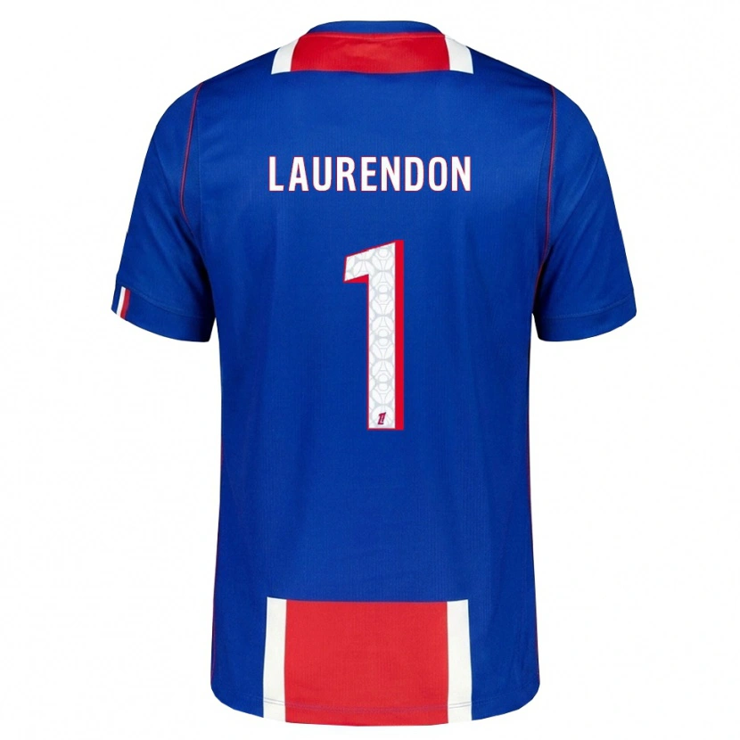 Danxen Kvinder Bilal Laurendon #1 Rød Hvid Blå Hjemmebane Spillertrøjer 2026/27 Trøje T-Shirt
