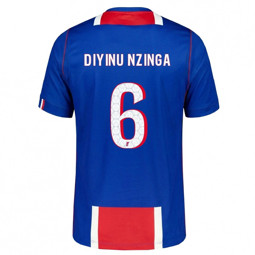 Danxen Kvinder Vainqueur Nzinga #6 Rød Hvid Blå Hjemmebane Spillertrøjer 2026/27 Trøje T-Shirt