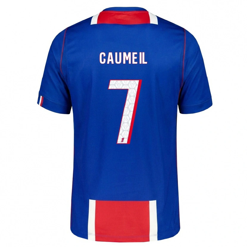 Danxen Kvinder Paul Caumeil #7 Rød Hvid Blå Hjemmebane Spillertrøjer 2026/27 Trøje T-Shirt