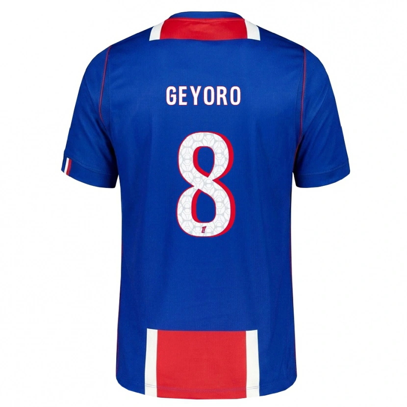 Danxen Kvinder Grace Geyoro #8 Rød Hvid Blå Hjemmebane Spillertrøjer 2026/27 Trøje T-Shirt
