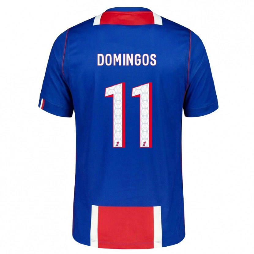 Danxen Kvinder Fabio Domingos #11 Rød Hvid Blå Hjemmebane Spillertrøjer 2026/27 Trøje T-Shirt