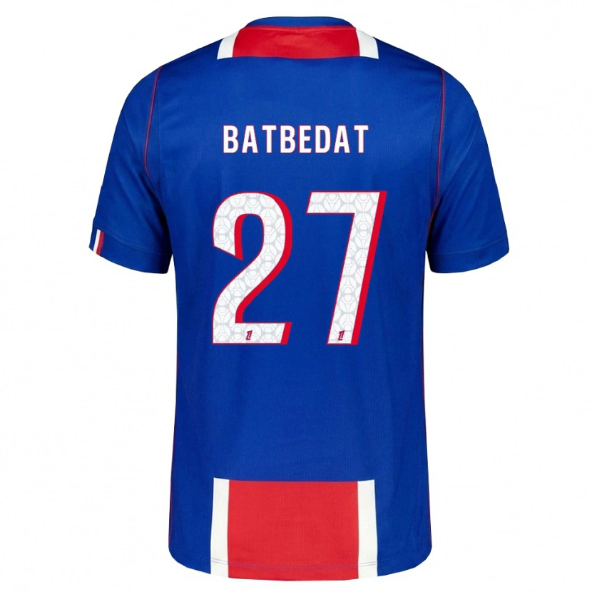 Danxen Kvinder Lucas Batbedat #27 Rød Hvid Blå Hjemmebane Spillertrøjer 2026/27 Trøje T-Shirt