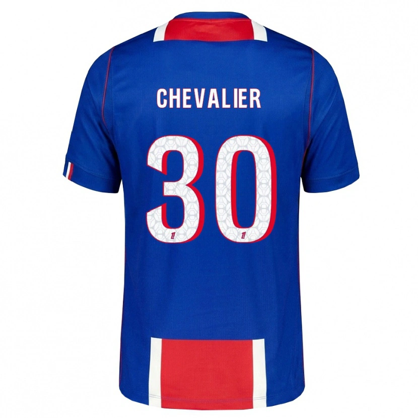Danxen Kvinder Lucas Chevalier #30 Rød Hvid Blå Hjemmebane Spillertrøjer 2026/27 Trøje T-Shirt