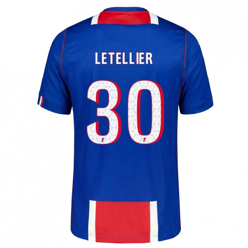 Danxen Kvinder Alexandre Letellier #30 Rød Hvid Blå Hjemmebane Spillertrøjer 2026/27 Trøje T-Shirt