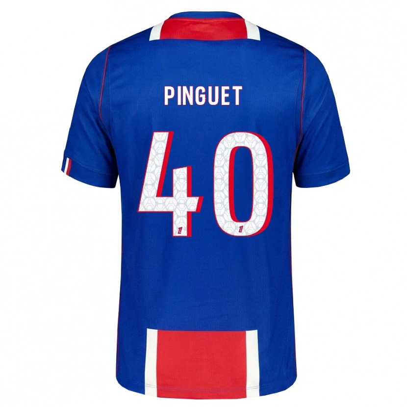 Danxen Kvinder Alice Pinguet #40 Rød Hvid Blå Hjemmebane Spillertrøjer 2026/27 Trøje T-Shirt