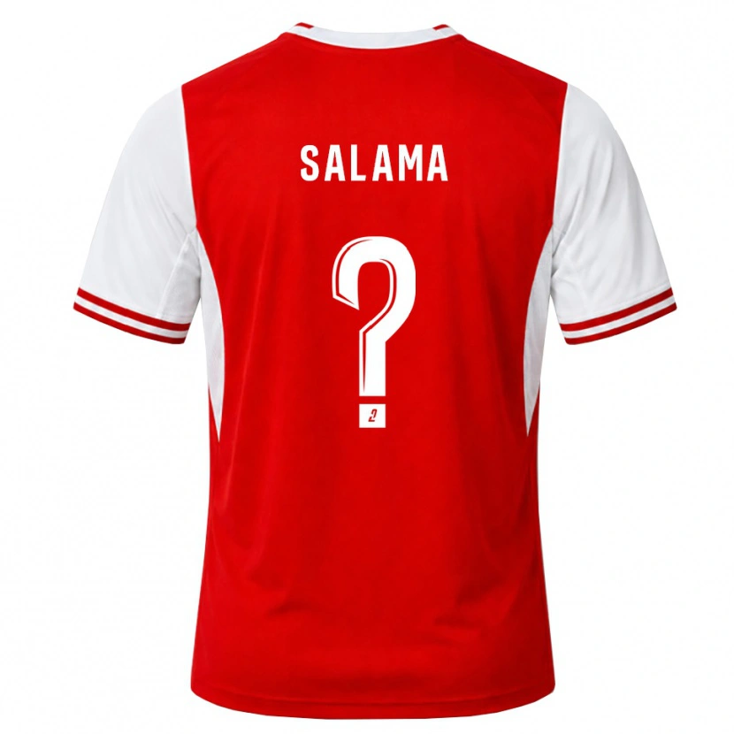 Danxen Kvinder Amine Salama #0 Rød Hvid Hjemmebane Spillertrøjer 2026/27 Trøje T-Shirt