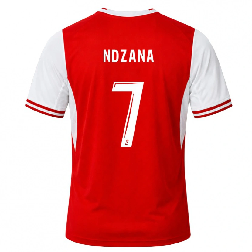 Danxen Kvinder Colette Ndzana Fegue #7 Rød Hvid Hjemmebane Spillertrøjer 2026/27 Trøje T-Shirt