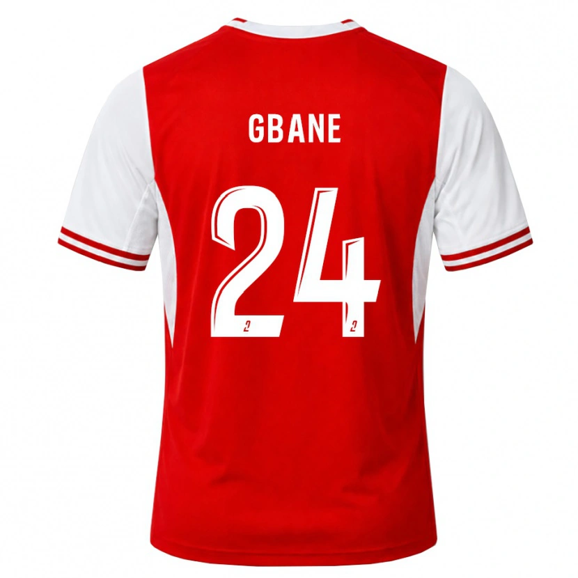 Danxen Kvinder Mory Gbane #24 Rød Hvid Hjemmebane Spillertrøjer 2026/27 Trøje T-Shirt