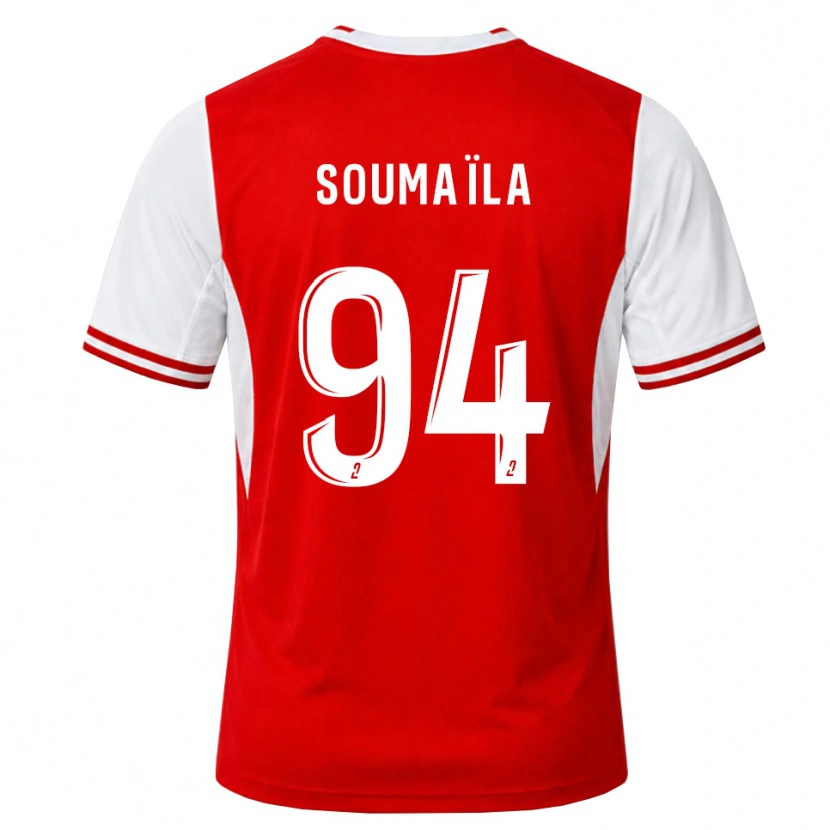 Danxen Kvinder Soumaïla Sylla #94 Rød Hvid Hjemmebane Spillertrøjer 2026/27 Trøje T-Shirt