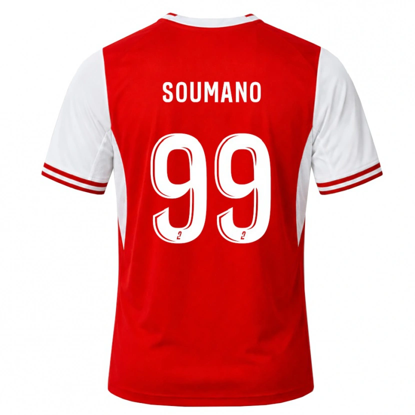Danxen Kvinder Sambou Soumano #99 Rød Hvid Hjemmebane Spillertrøjer 2026/27 Trøje T-Shirt