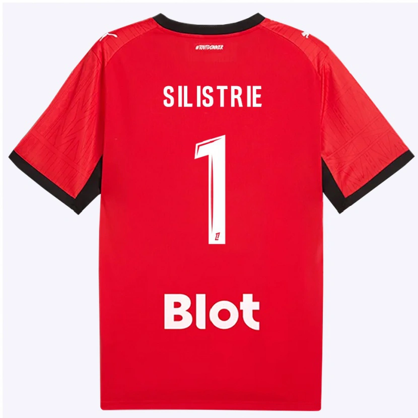 Danxen Kvinder Mathys Silistrie #1 Rød Sort Hvid Hjemmebane Spillertrøjer 2026/27 Trøje T-Shirt
