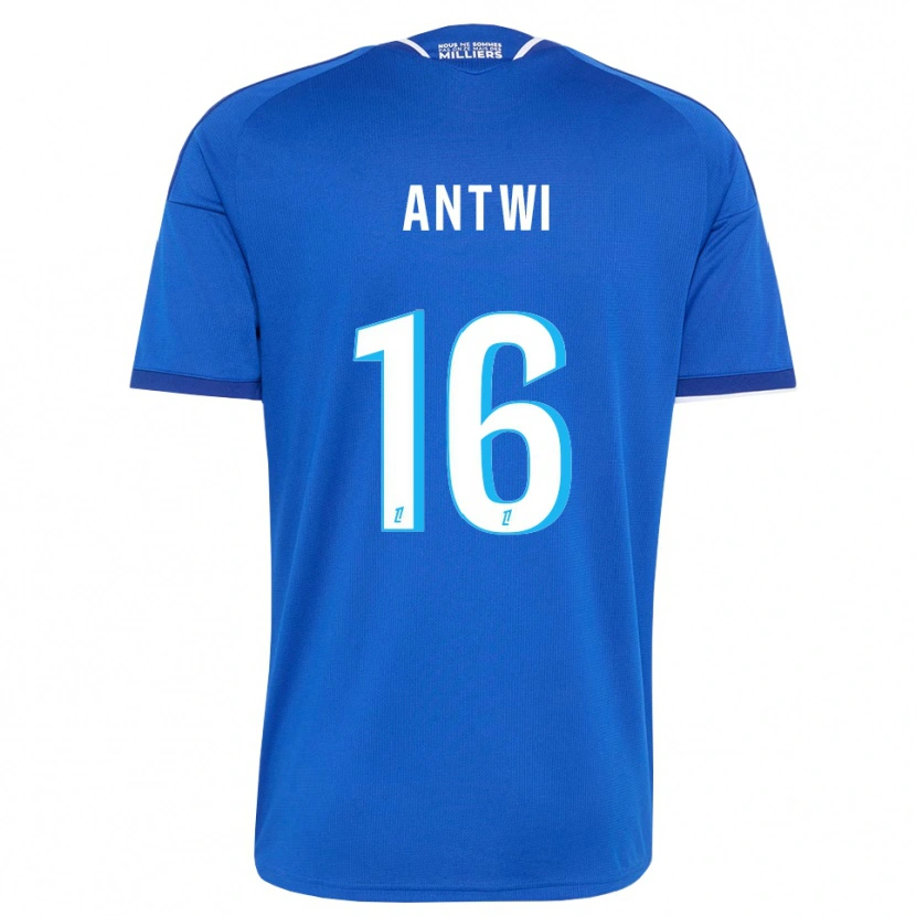 Danxen Kvinder Genesis Antwi #16 Kongeblå Hvid Hjemmebane Spillertrøjer 2026/27 Trøje T-Shirt