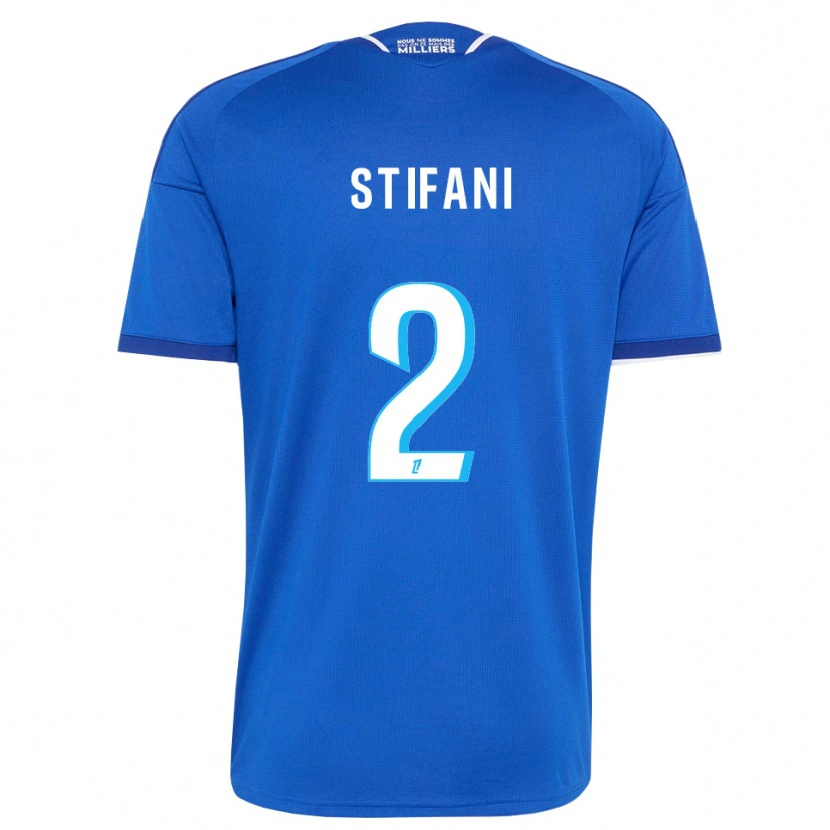 Danxen Kvinder Nolaan Stifani #2 Kongeblå Hvid Hjemmebane Spillertrøjer 2026/27 Trøje T-Shirt