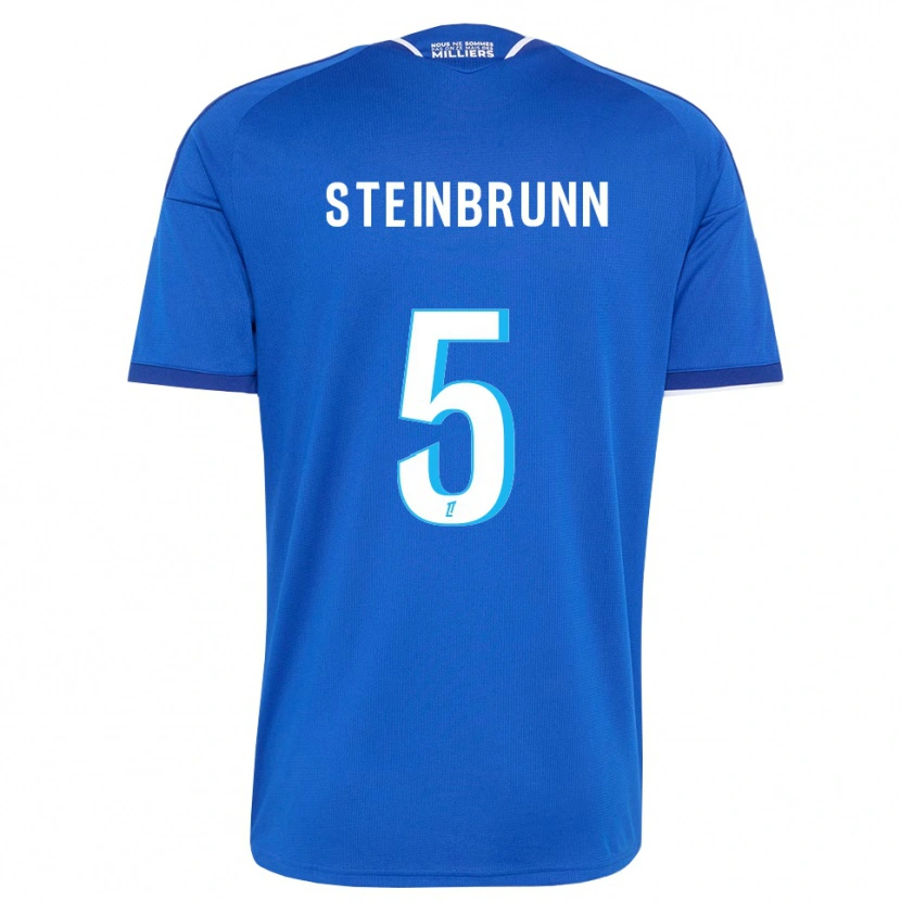 Danxen Kvinder Théo Steinbrunn #5 Kongeblå Hvid Hjemmebane Spillertrøjer 2026/27 Trøje T-Shirt