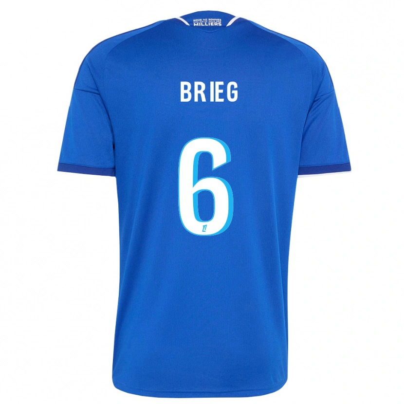 Danxen Kvinder Redouan Brieg #6 Kongeblå Hvid Hjemmebane Spillertrøjer 2026/27 Trøje T-Shirt