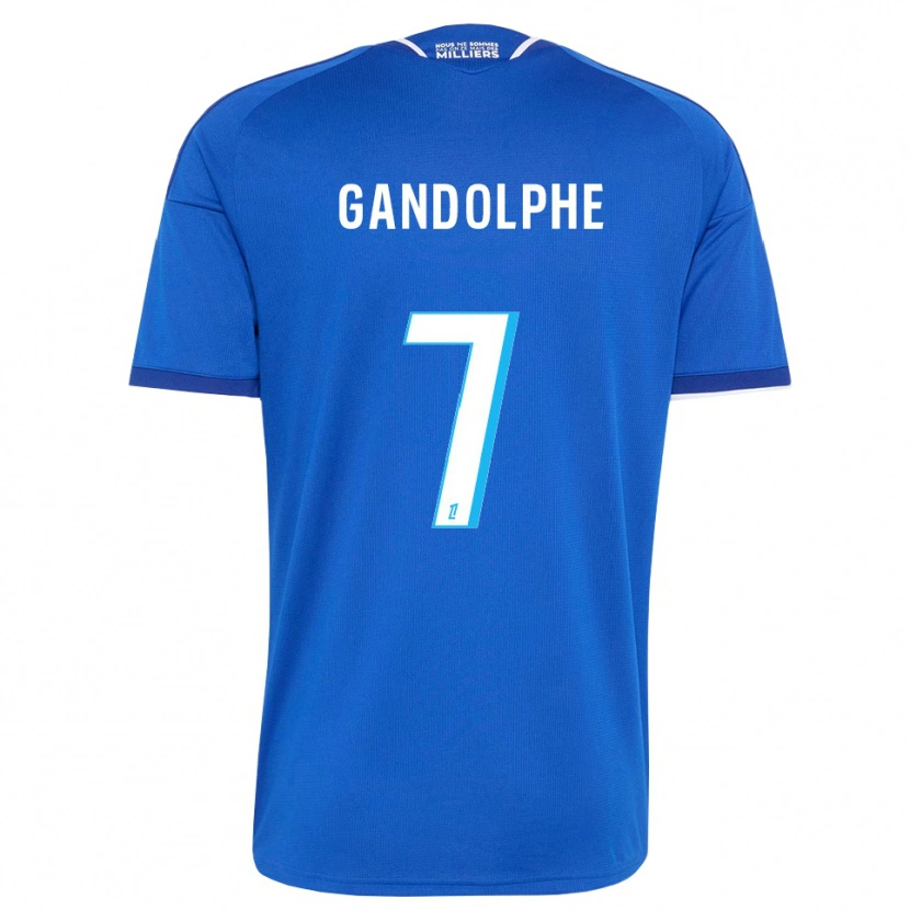 Danxen Kvinder Adrien Gandolphe #7 Kongeblå Hvid Hjemmebane Spillertrøjer 2026/27 Trøje T-Shirt