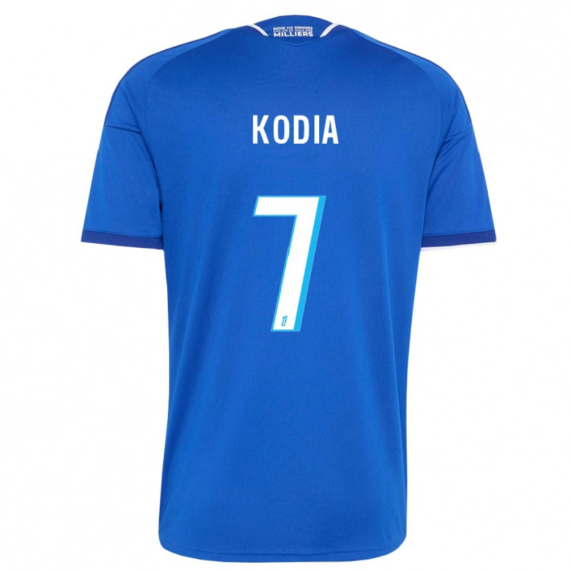 Danxen Kvinder Ghianny Kodia #7 Kongeblå Hvid Hjemmebane Spillertrøjer 2026/27 Trøje T-Shirt