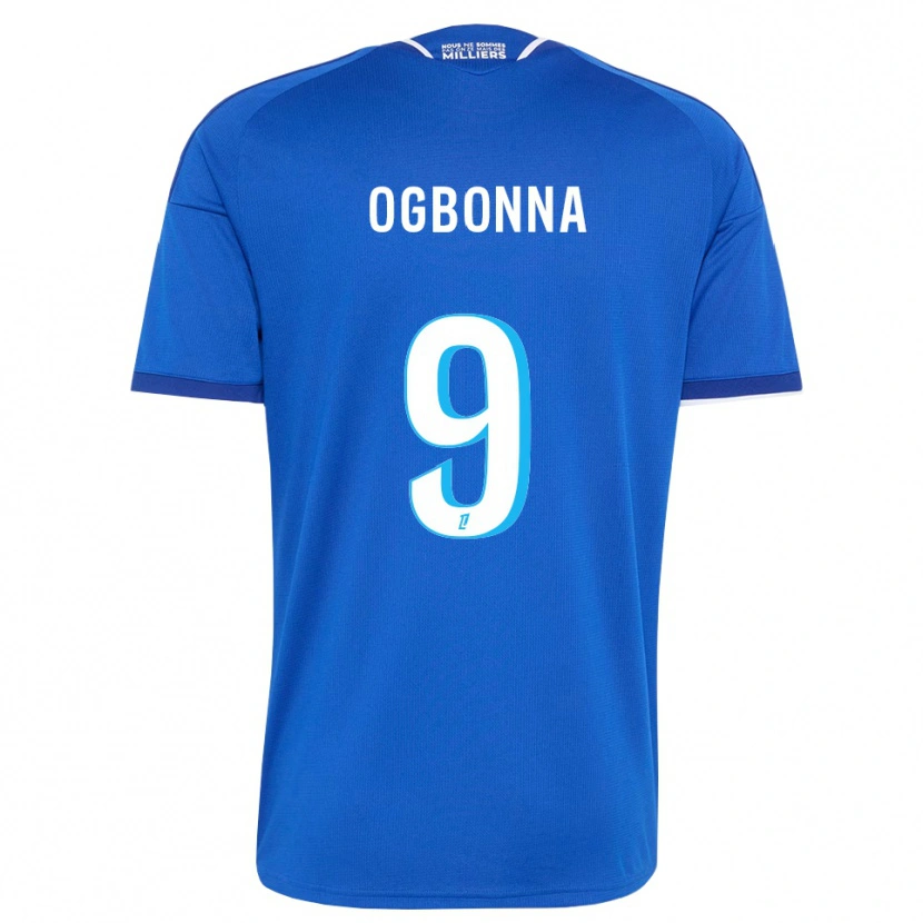 Danxen Kvinder Stanley Ogbonna #9 Kongeblå Hvid Hjemmebane Spillertrøjer 2026/27 Trøje T-Shirt