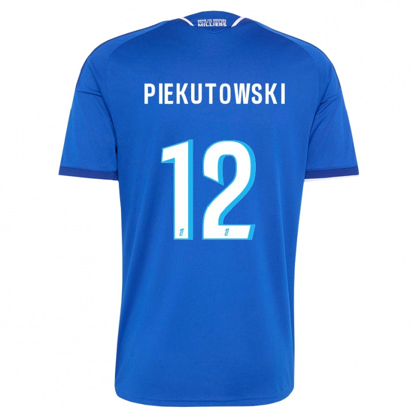 Danxen Kvinder Milosz Piekutowski #12 Kongeblå Hvid Hjemmebane Spillertrøjer 2026/27 Trøje T-Shirt
