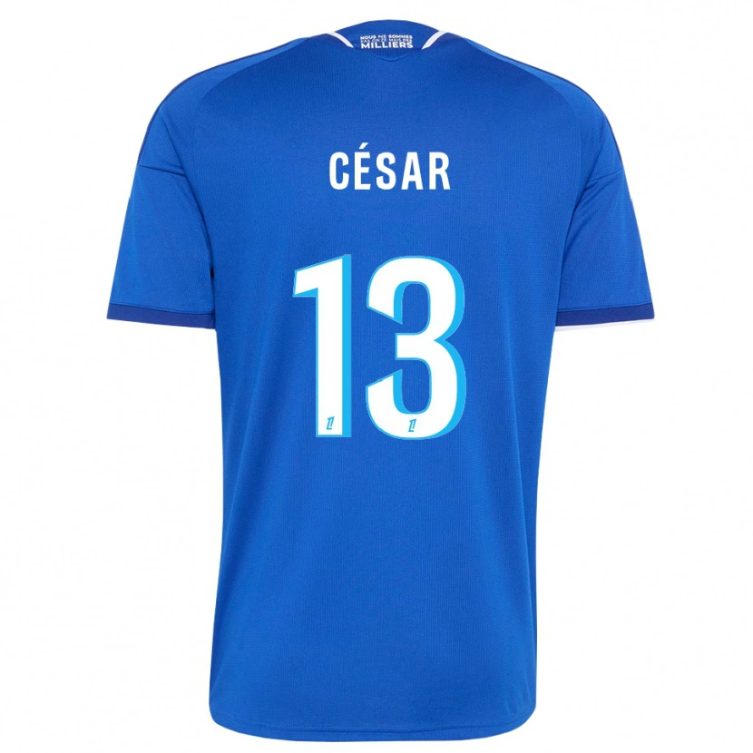 Danxen Kvinder Julbert César #13 Kongeblå Hvid Hjemmebane Spillertrøjer 2026/27 Trøje T-Shirt