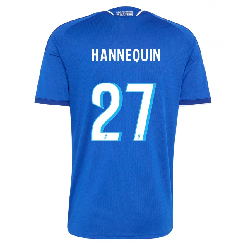 Danxen Kvinder Laurine Hannequin #27 Kongeblå Hvid Hjemmebane Spillertrøjer 2026/27 Trøje T-Shirt