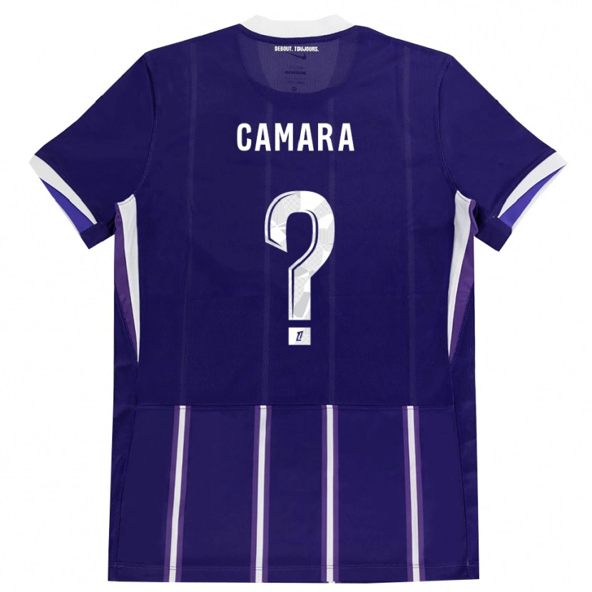 Danxen Kvinder Amadou Camara #0 Lilla Hvid Hjemmebane Spillertrøjer 2026/27 Trøje T-Shirt