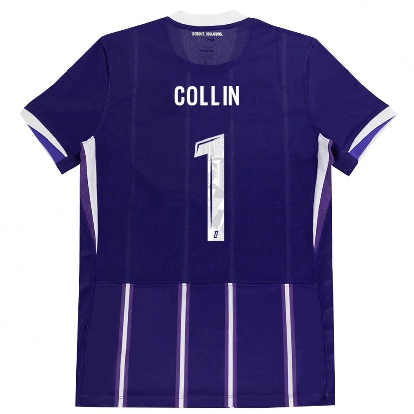 Danxen Kvinder Théo Collin #1 Lilla Hvid Hjemmebane Spillertrøjer 2026/27 Trøje T-Shirt