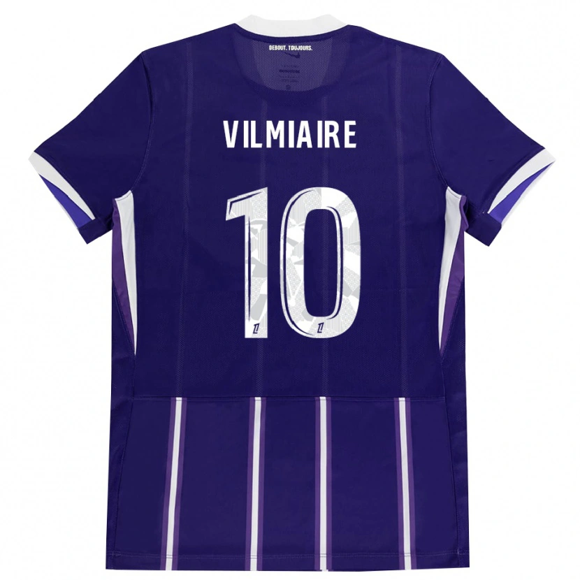 Danxen Kvinder Kelly Vilmiaire #10 Lilla Hvid Hjemmebane Spillertrøjer 2026/27 Trøje T-Shirt