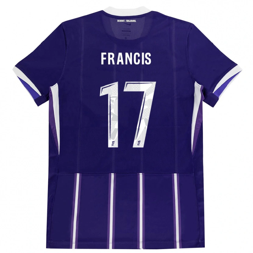 Danxen Kvinder Abu Francis #17 Lilla Hvid Hjemmebane Spillertrøjer 2026/27 Trøje T-Shirt