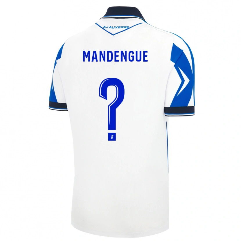 Danxen Kvinder Rayan Mandengue #0 Sort Hvid Blå Hjemmebane Spillertrøjer 2026/27 Trøje T-Shirt