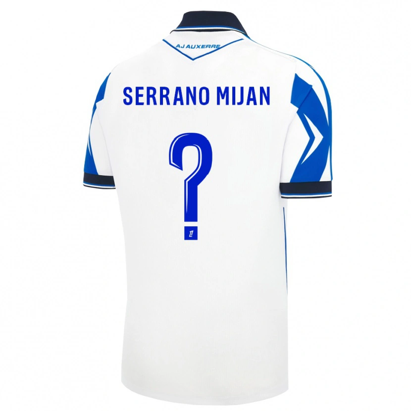 Danxen Kvinder Joye Serrano Mijan #0 Sort Hvid Blå Hjemmebane Spillertrøjer 2026/27 Trøje T-Shirt