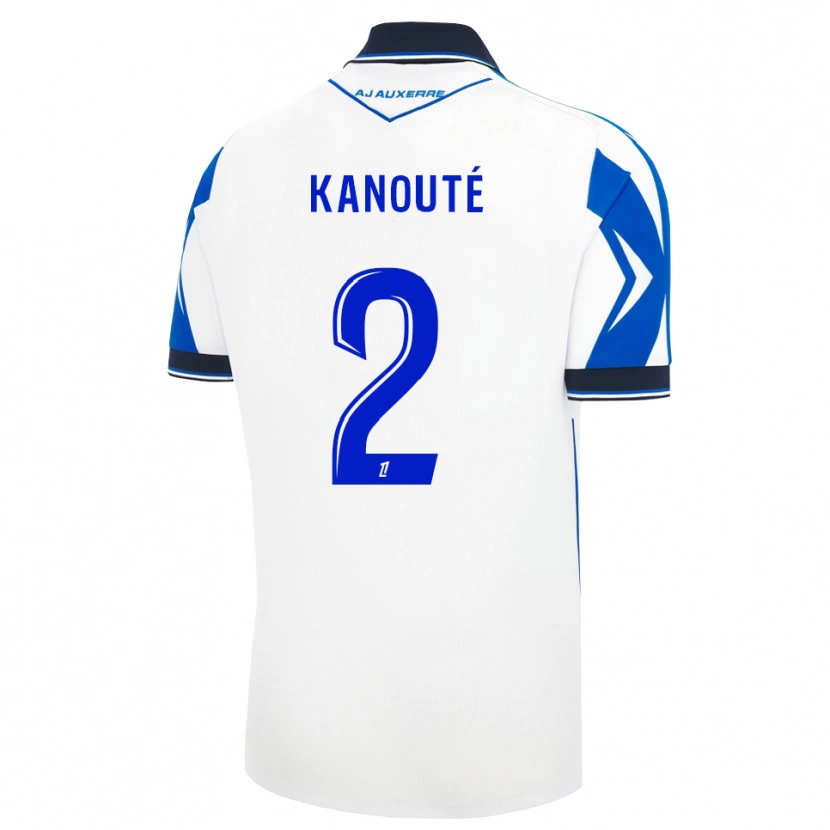 Danxen Kvinder Ibrahima Kanouté #2 Sort Hvid Blå Hjemmebane Spillertrøjer 2026/27 Trøje T-Shirt
