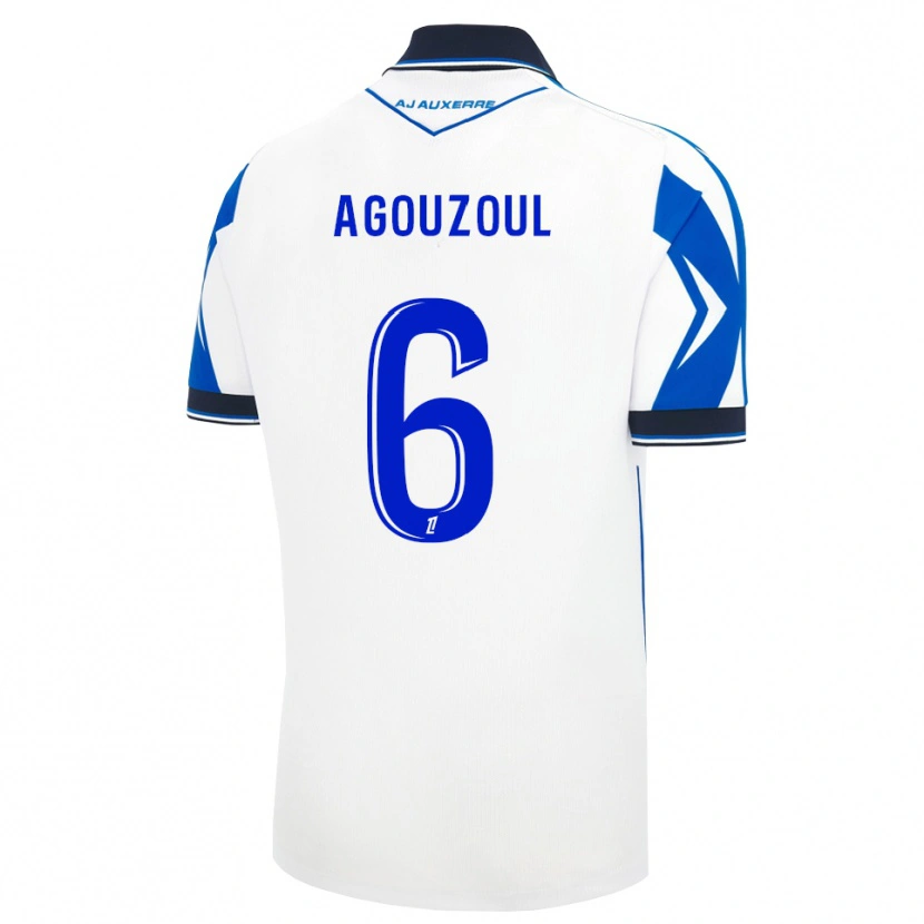 Danxen Kvinder Saad Agouzoul #6 Sort Hvid Blå Hjemmebane Spillertrøjer 2026/27 Trøje T-Shirt