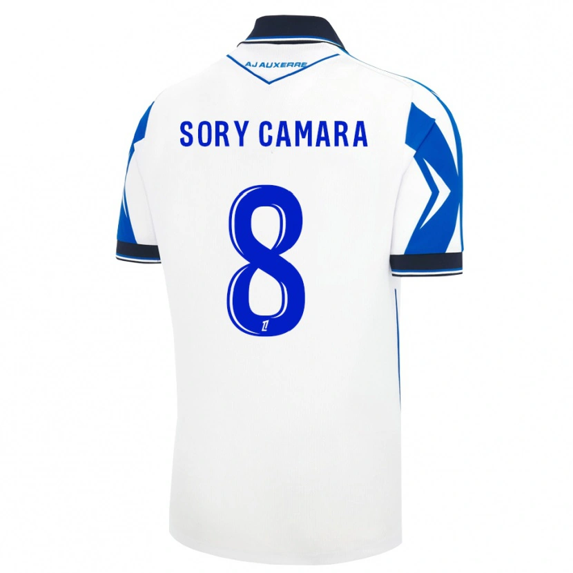 Danxen Kvinder Ibrahima Sory Camara #8 Sort Hvid Blå Hjemmebane Spillertrøjer 2026/27 Trøje T-Shirt