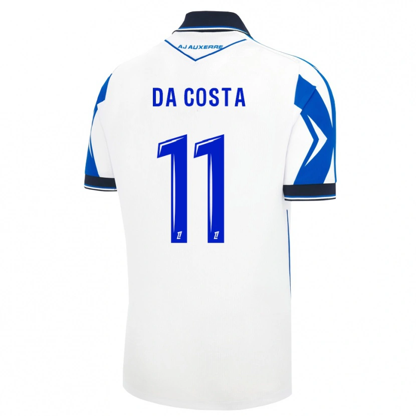Danxen Kvinder Rúben Da Costa #11 Sort Hvid Blå Hjemmebane Spillertrøjer 2026/27 Trøje T-Shirt