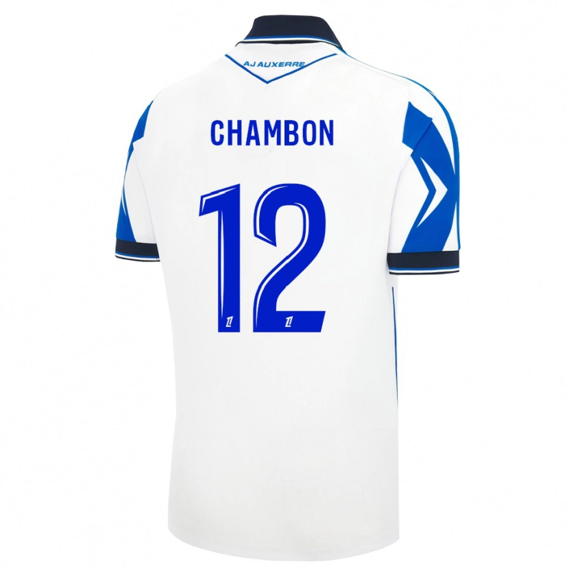 Danxen Kvinder Maxence Chambon #12 Sort Hvid Blå Hjemmebane Spillertrøjer 2026/27 Trøje T-Shirt