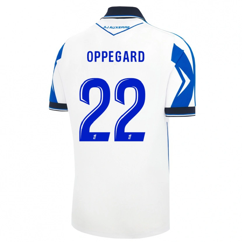 Danxen Kvinder Fredrik Oppegård #22 Sort Hvid Blå Hjemmebane Spillertrøjer 2026/27 Trøje T-Shirt