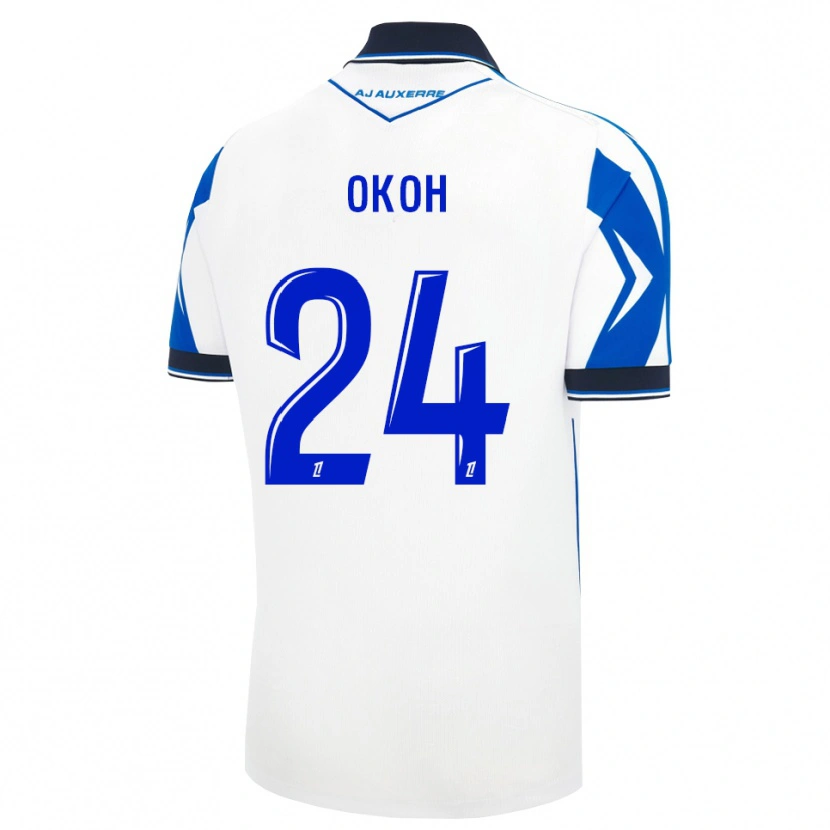 Danxen Kvinder Bryan Okoh #24 Sort Hvid Blå Hjemmebane Spillertrøjer 2026/27 Trøje T-Shirt