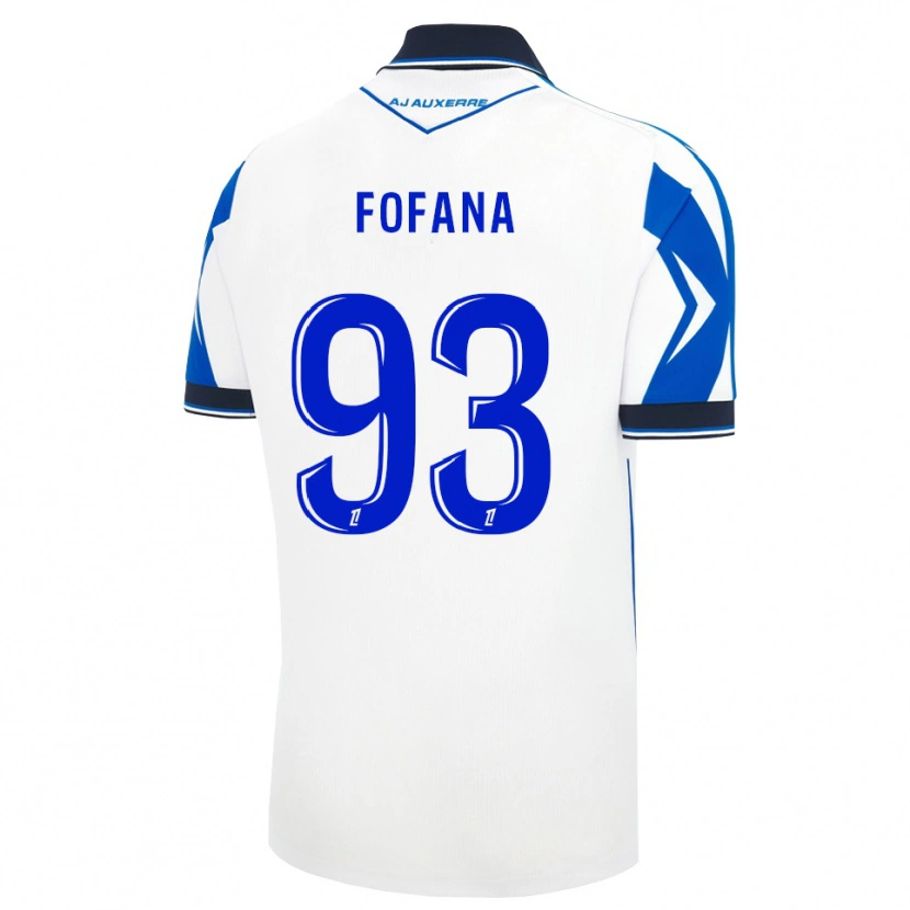 Danxen Kvinder Sékou Fofana #93 Sort Hvid Blå Hjemmebane Spillertrøjer 2026/27 Trøje T-Shirt