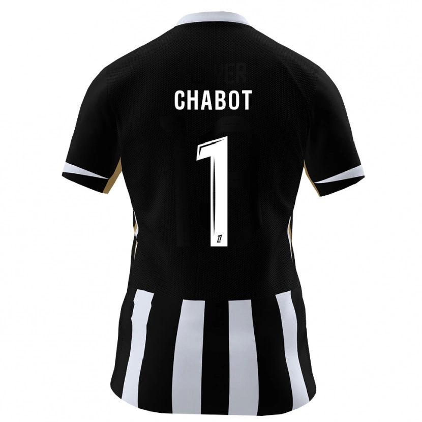 Danxen Kvinder Max-Edgar Chabot #1 Sort Blå Hjemmebane Spillertrøjer 2026/27 Trøje T-Shirt