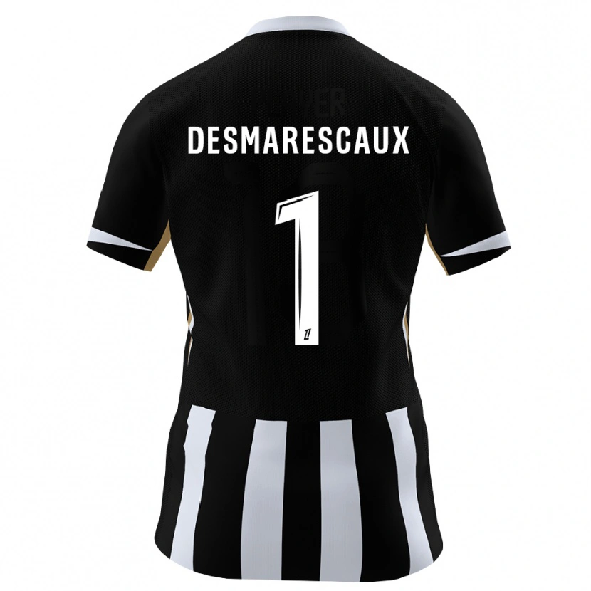 Danxen Kvinder Émile Desmarescaux #1 Sort Blå Hjemmebane Spillertrøjer 2026/27 Trøje T-Shirt
