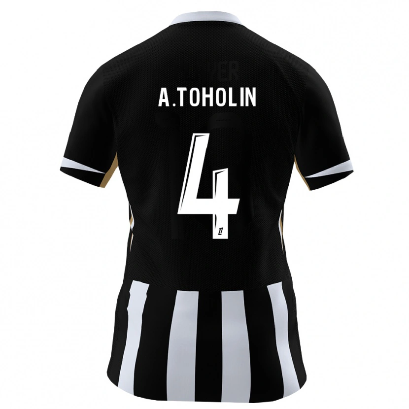 Danxen Kvinder Abdine Toholin #4 Sort Blå Hjemmebane Spillertrøjer 2026/27 Trøje T-Shirt