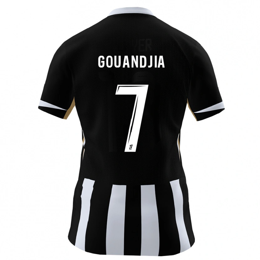 Danxen Kvinder Andy Gouandjia #7 Sort Blå Hjemmebane Spillertrøjer 2026/27 Trøje T-Shirt