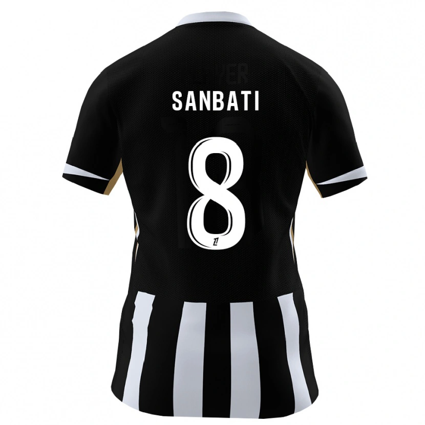 Danxen Kvinder Salim Sanbati #8 Sort Blå Hjemmebane Spillertrøjer 2026/27 Trøje T-Shirt