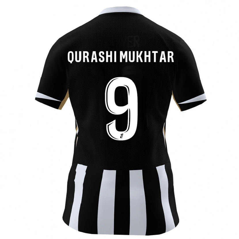 Danxen Kvinder Awab Mukhtar #9 Sort Blå Hjemmebane Spillertrøjer 2026/27 Trøje T-Shirt