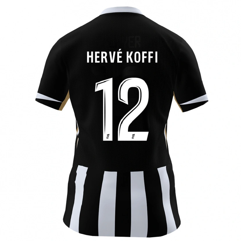 Danxen Kvinder Hervé Koffi #12 Sort Blå Hjemmebane Spillertrøjer 2026/27 Trøje T-Shirt