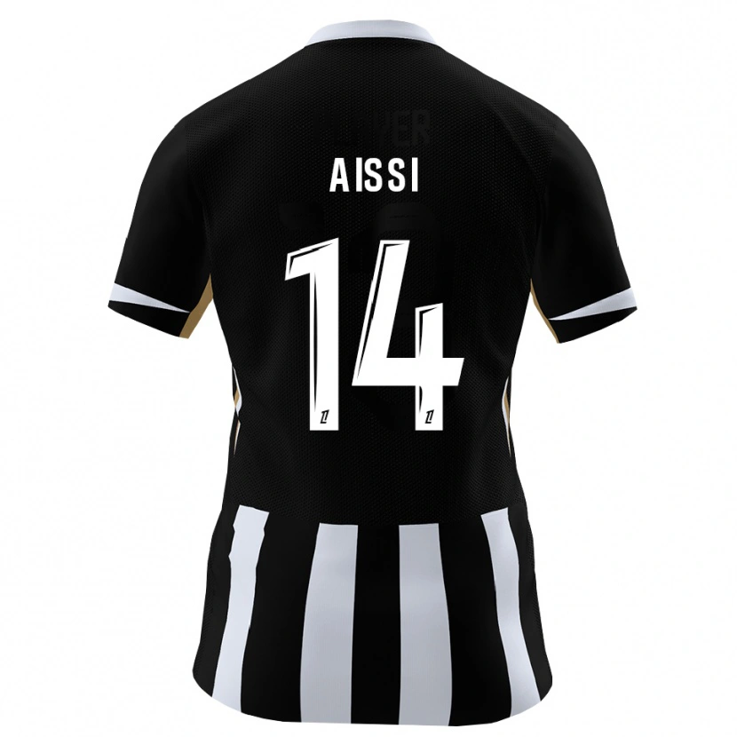Danxen Kvinder Kylian Aissi #14 Sort Blå Hjemmebane Spillertrøjer 2026/27 Trøje T-Shirt